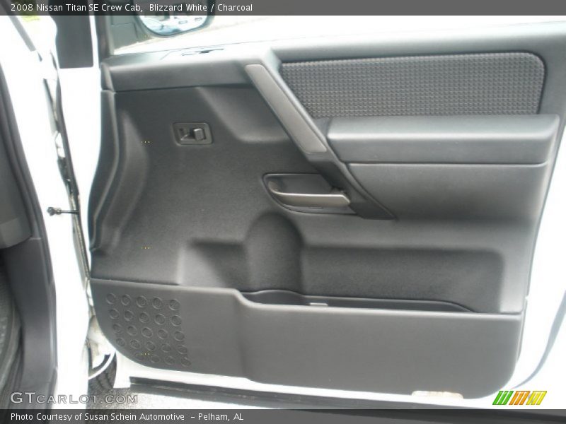 Blizzard White / Charcoal 2008 Nissan Titan SE Crew Cab