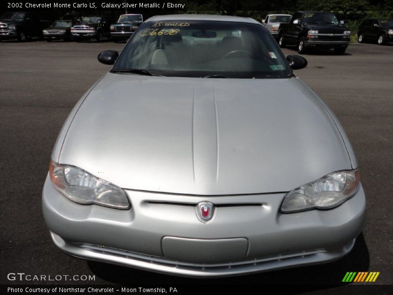 Galaxy Silver Metallic / Ebony 2002 Chevrolet Monte Carlo LS