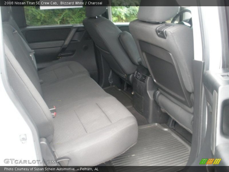 Blizzard White / Charcoal 2008 Nissan Titan SE Crew Cab