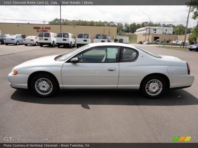 Galaxy Silver Metallic / Ebony 2002 Chevrolet Monte Carlo LS