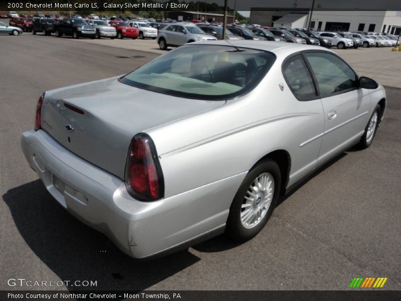 Galaxy Silver Metallic / Ebony 2002 Chevrolet Monte Carlo LS