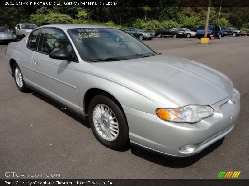 Galaxy Silver Metallic / Ebony 2002 Chevrolet Monte Carlo LS