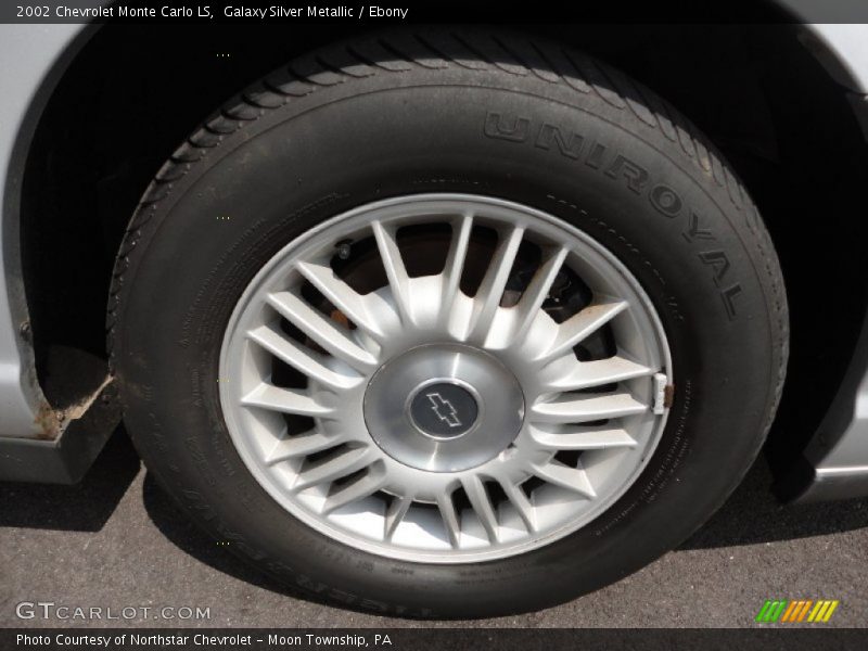 Galaxy Silver Metallic / Ebony 2002 Chevrolet Monte Carlo LS