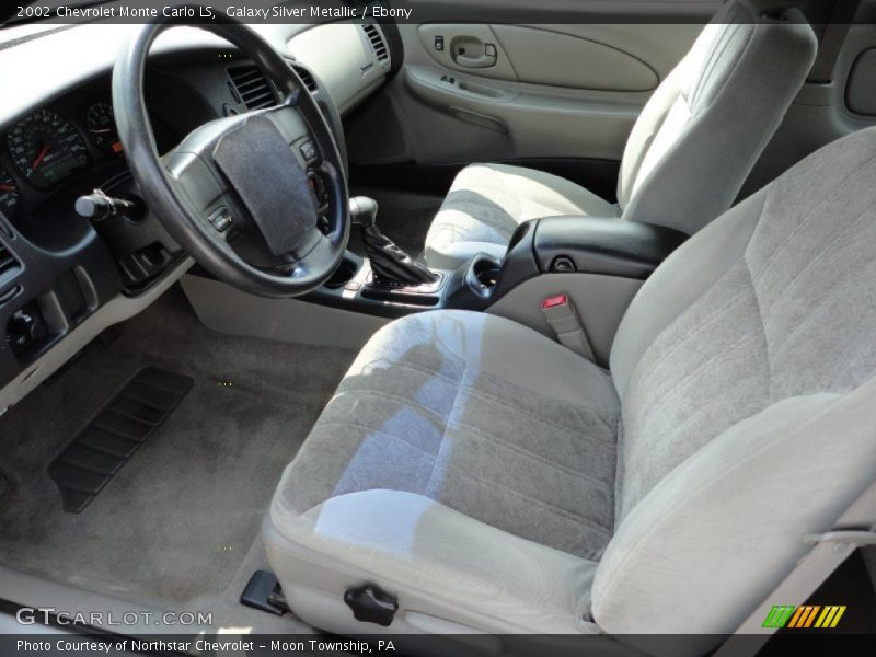 Galaxy Silver Metallic / Ebony 2002 Chevrolet Monte Carlo LS