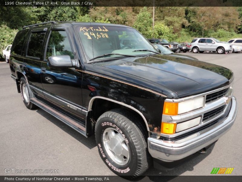 Onyx Black / Gray 1996 Chevrolet Tahoe LT 4x4