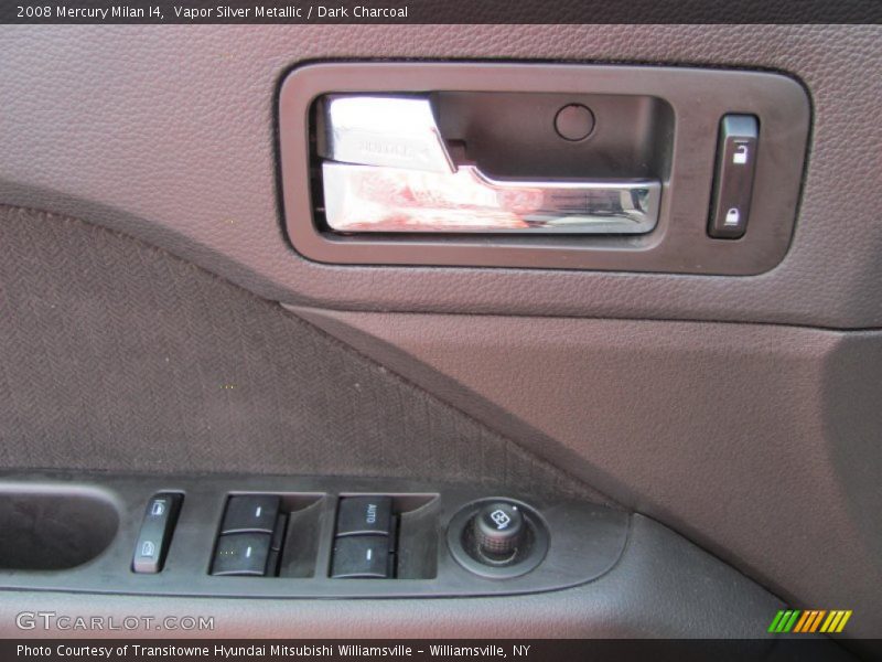 Vapor Silver Metallic / Dark Charcoal 2008 Mercury Milan I4