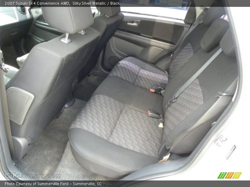 Silky Silver Metallic / Black 2007 Suzuki SX4 Convenience AWD