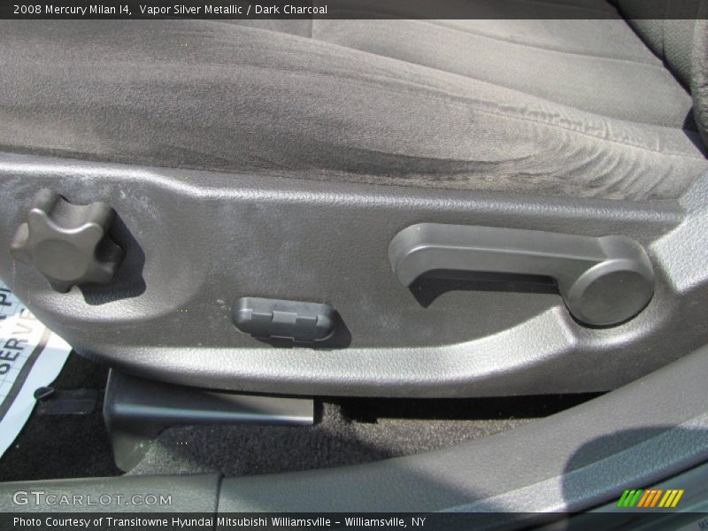 Vapor Silver Metallic / Dark Charcoal 2008 Mercury Milan I4
