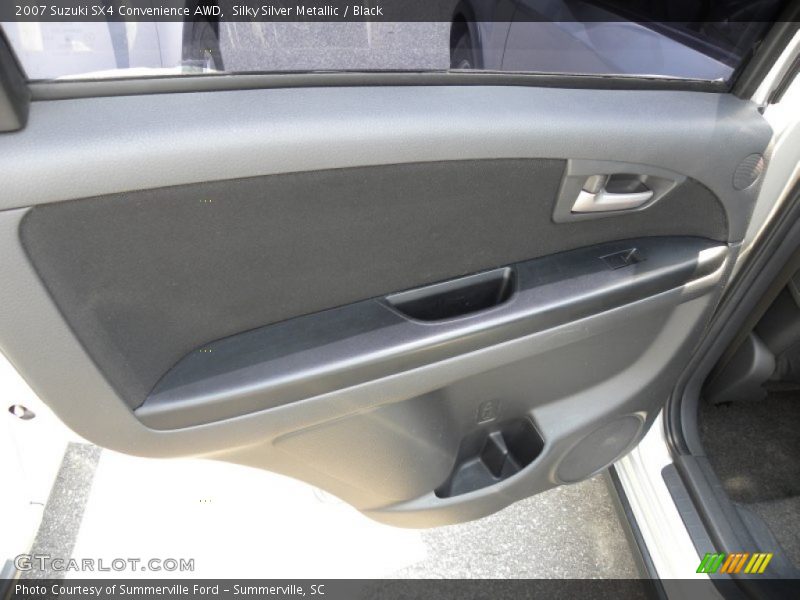 Silky Silver Metallic / Black 2007 Suzuki SX4 Convenience AWD