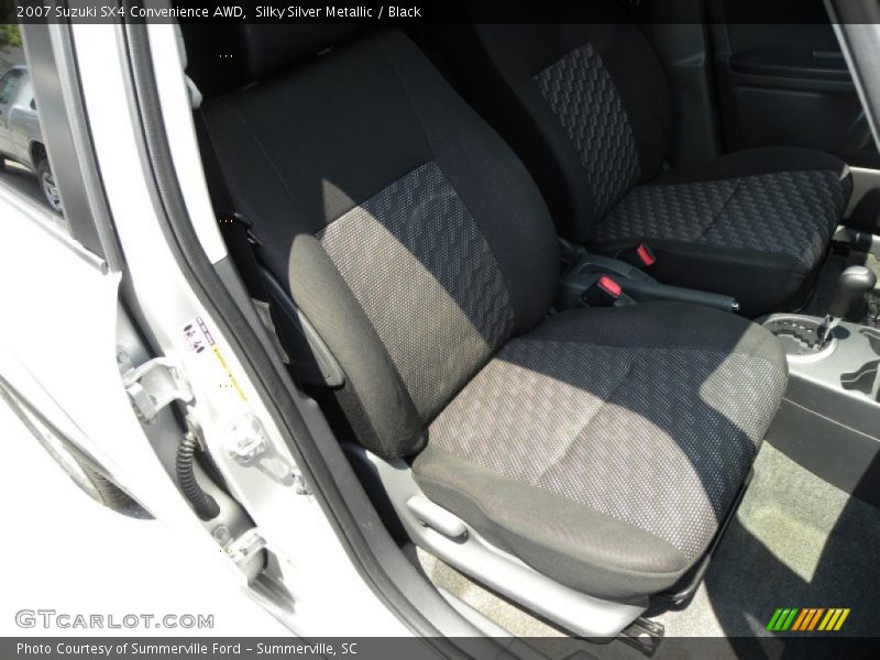 Silky Silver Metallic / Black 2007 Suzuki SX4 Convenience AWD