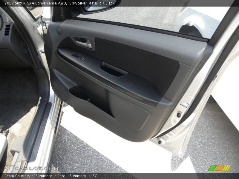 Silky Silver Metallic / Black 2007 Suzuki SX4 Convenience AWD