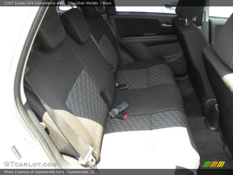 Silky Silver Metallic / Black 2007 Suzuki SX4 Convenience AWD