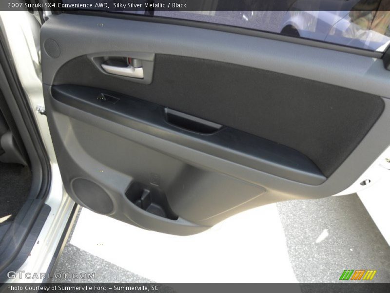 Silky Silver Metallic / Black 2007 Suzuki SX4 Convenience AWD