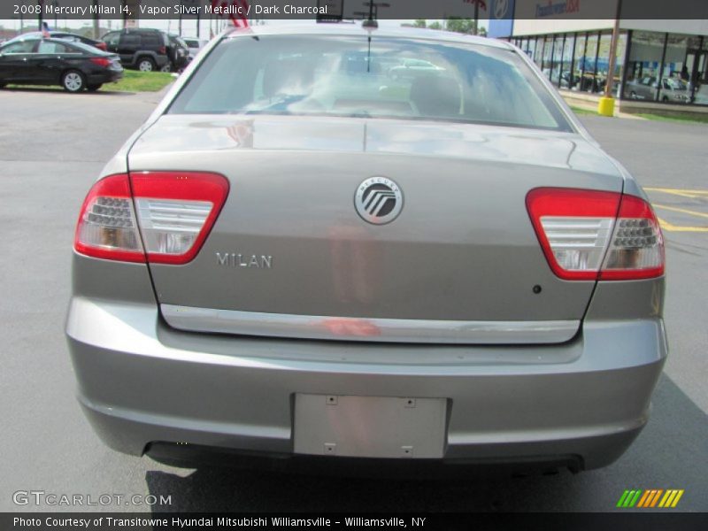 Vapor Silver Metallic / Dark Charcoal 2008 Mercury Milan I4