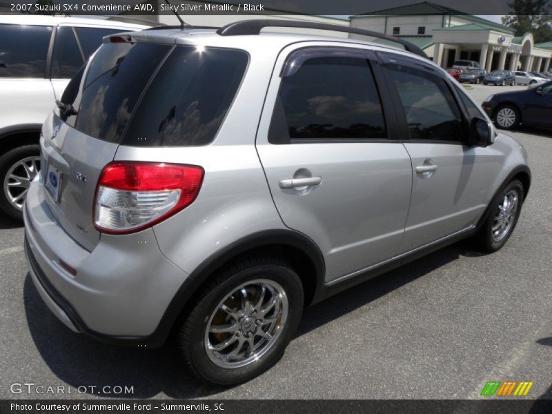 Silky Silver Metallic / Black 2007 Suzuki SX4 Convenience AWD