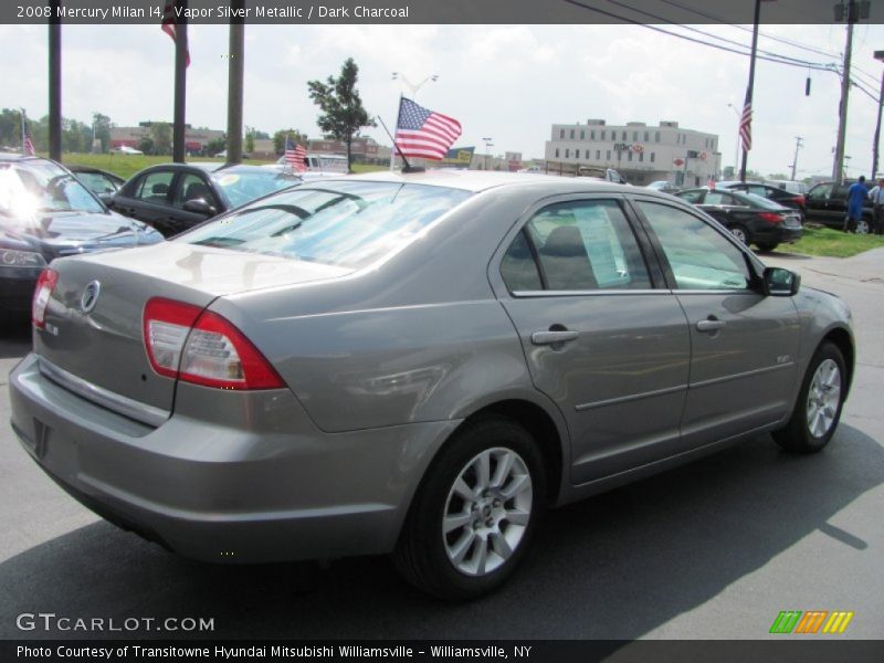 Vapor Silver Metallic / Dark Charcoal 2008 Mercury Milan I4