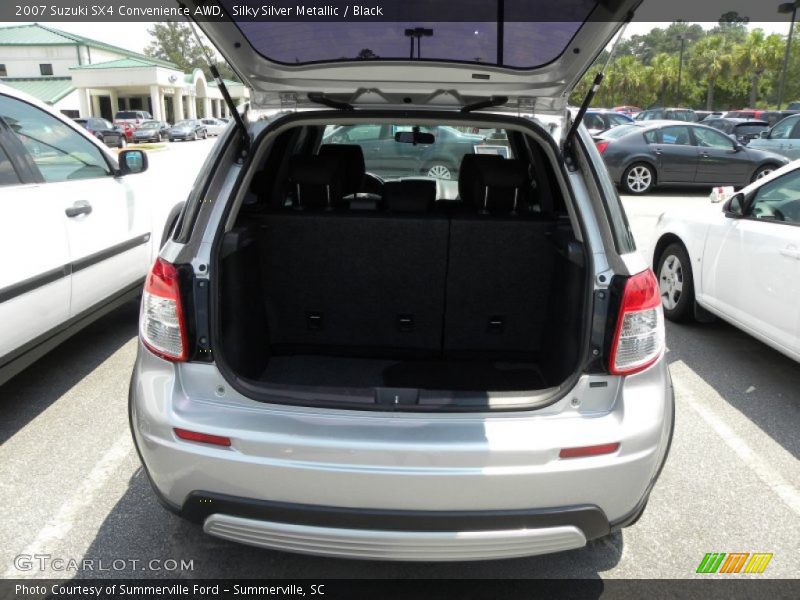 Silky Silver Metallic / Black 2007 Suzuki SX4 Convenience AWD