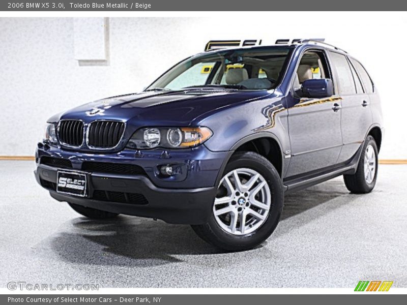Toledo Blue Metallic / Beige 2006 BMW X5 3.0i