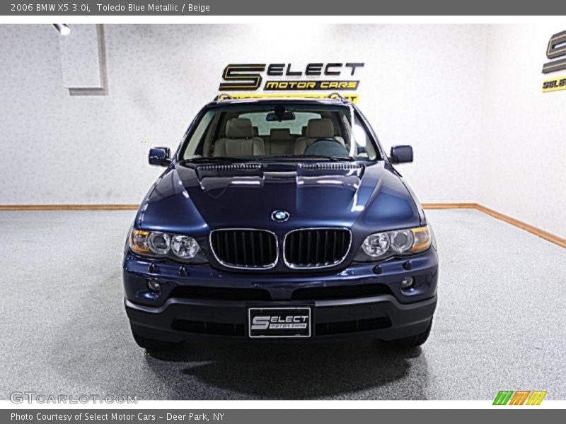 Toledo Blue Metallic / Beige 2006 BMW X5 3.0i