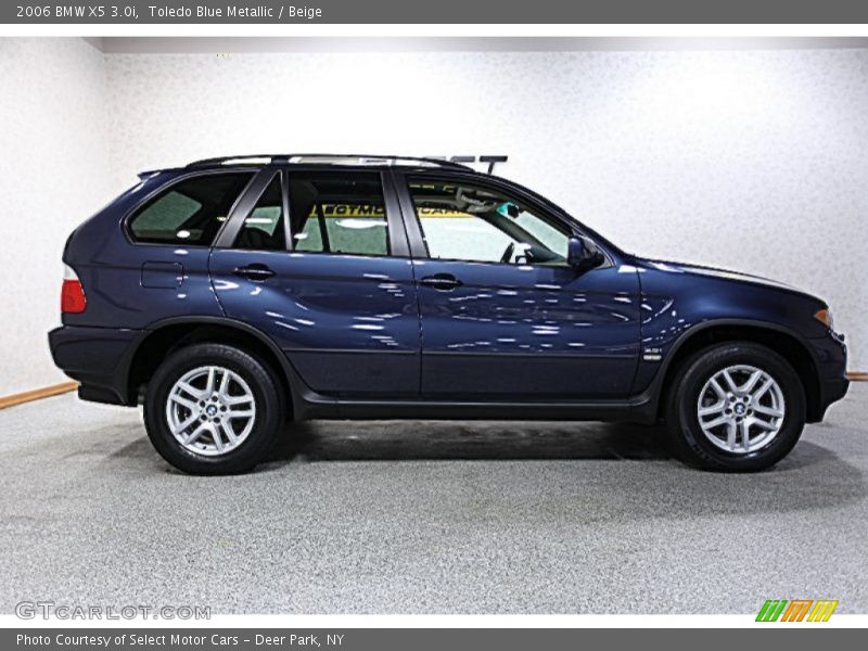Toledo Blue Metallic / Beige 2006 BMW X5 3.0i