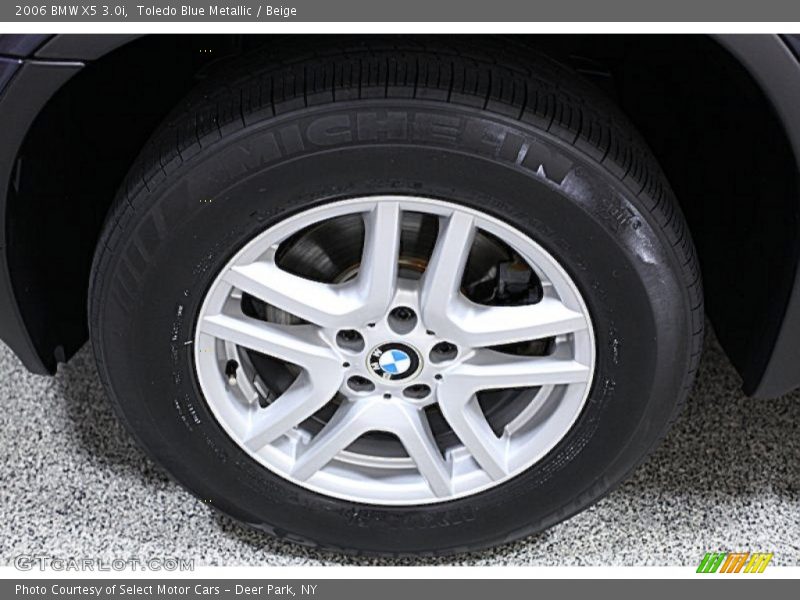 Toledo Blue Metallic / Beige 2006 BMW X5 3.0i