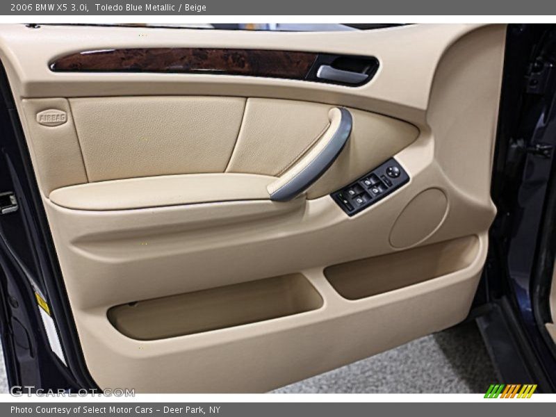 Toledo Blue Metallic / Beige 2006 BMW X5 3.0i