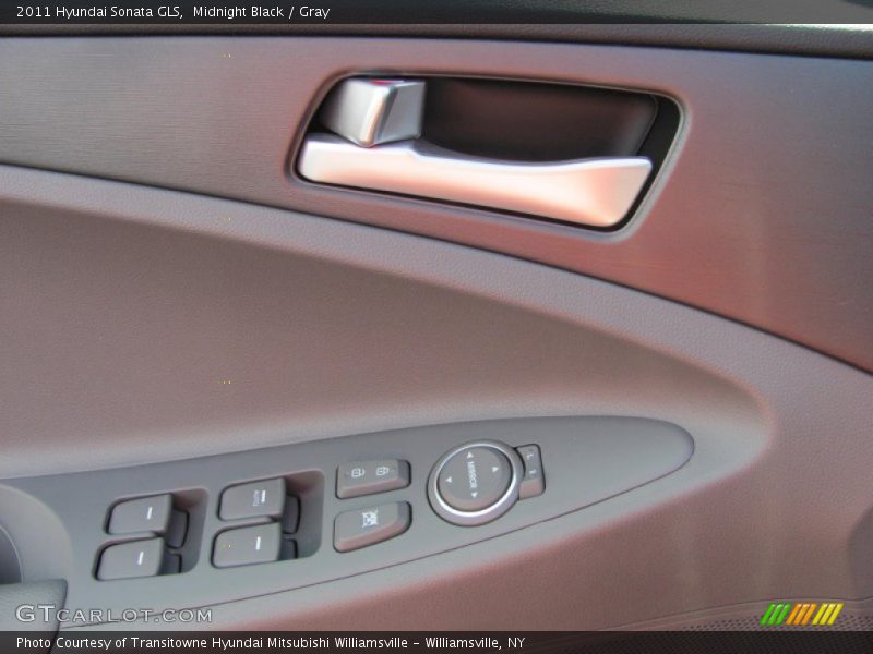 Midnight Black / Gray 2011 Hyundai Sonata GLS
