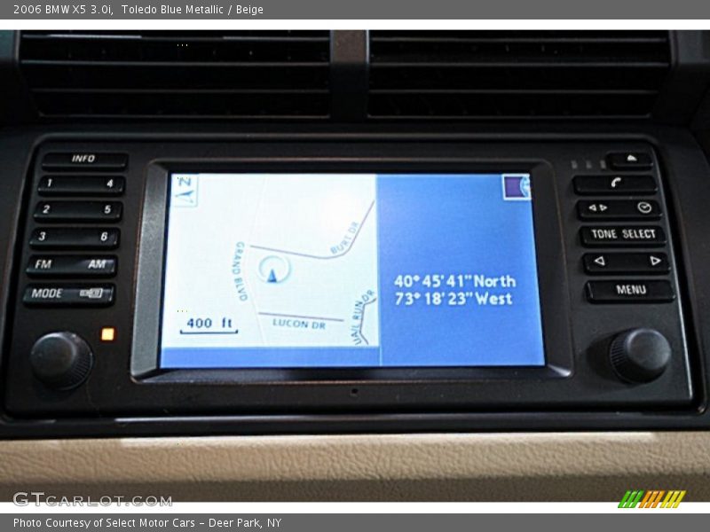 Toledo Blue Metallic / Beige 2006 BMW X5 3.0i