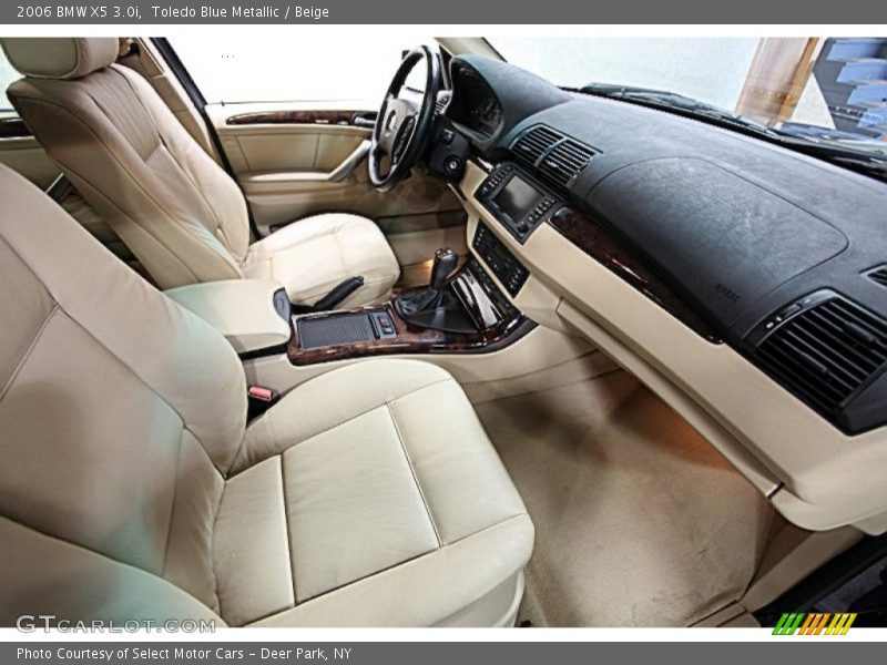 Toledo Blue Metallic / Beige 2006 BMW X5 3.0i