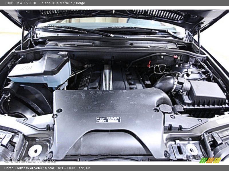 Toledo Blue Metallic / Beige 2006 BMW X5 3.0i