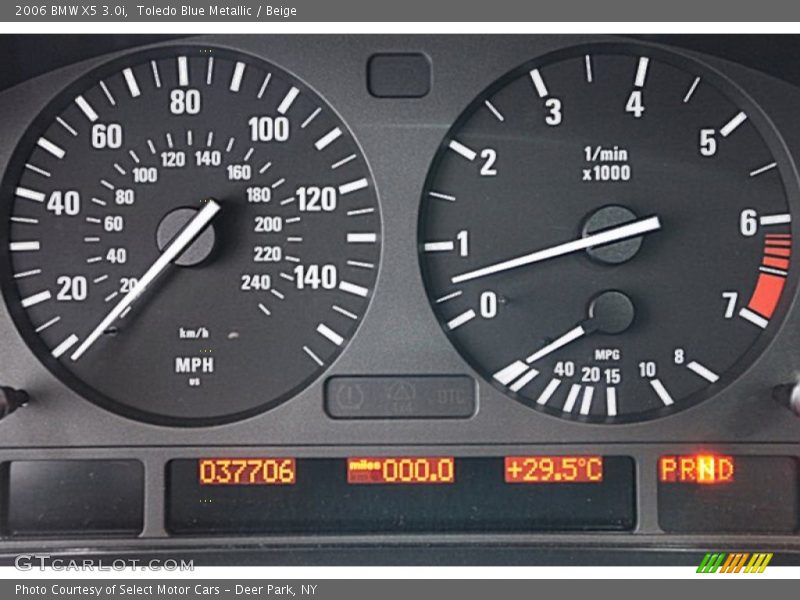 Toledo Blue Metallic / Beige 2006 BMW X5 3.0i