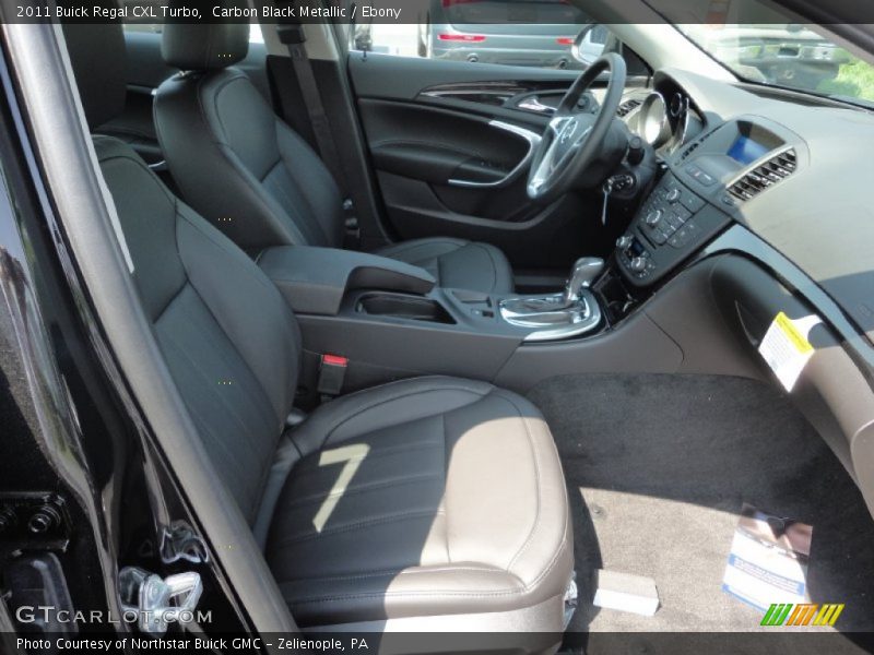 Carbon Black Metallic / Ebony 2011 Buick Regal CXL Turbo