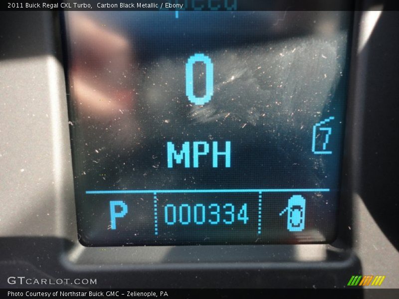 Carbon Black Metallic / Ebony 2011 Buick Regal CXL Turbo
