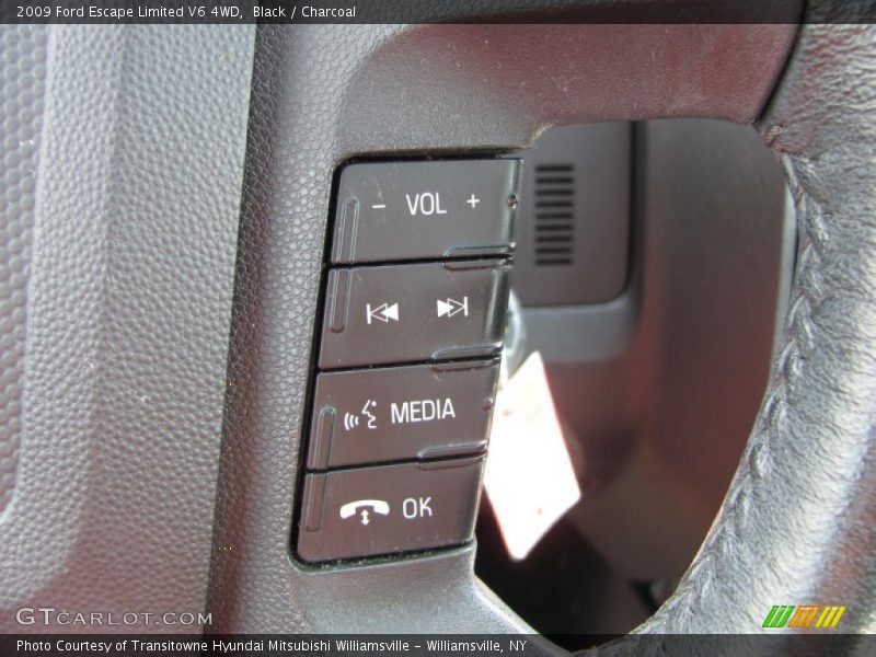 Black / Charcoal 2009 Ford Escape Limited V6 4WD