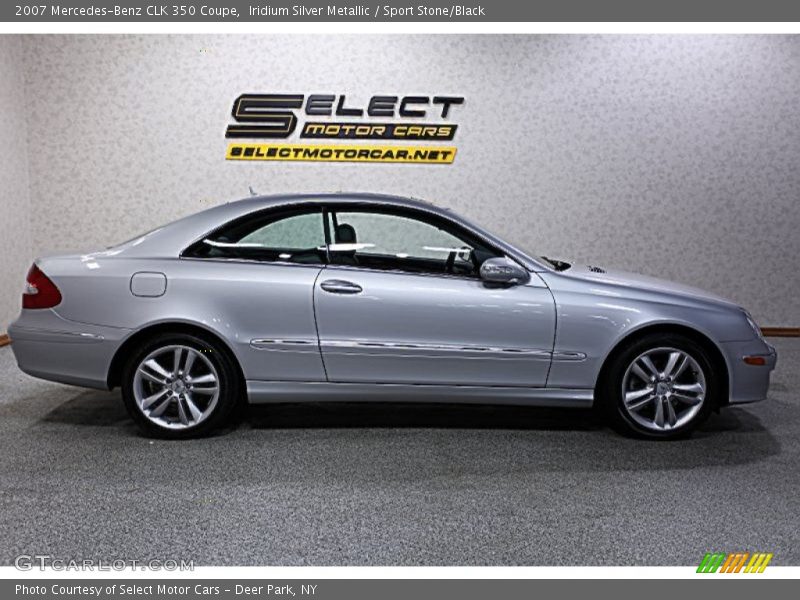 Iridium Silver Metallic / Sport Stone/Black 2007 Mercedes-Benz CLK 350 Coupe