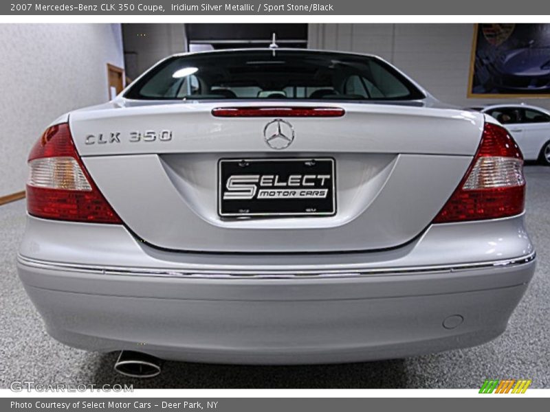 Iridium Silver Metallic / Sport Stone/Black 2007 Mercedes-Benz CLK 350 Coupe
