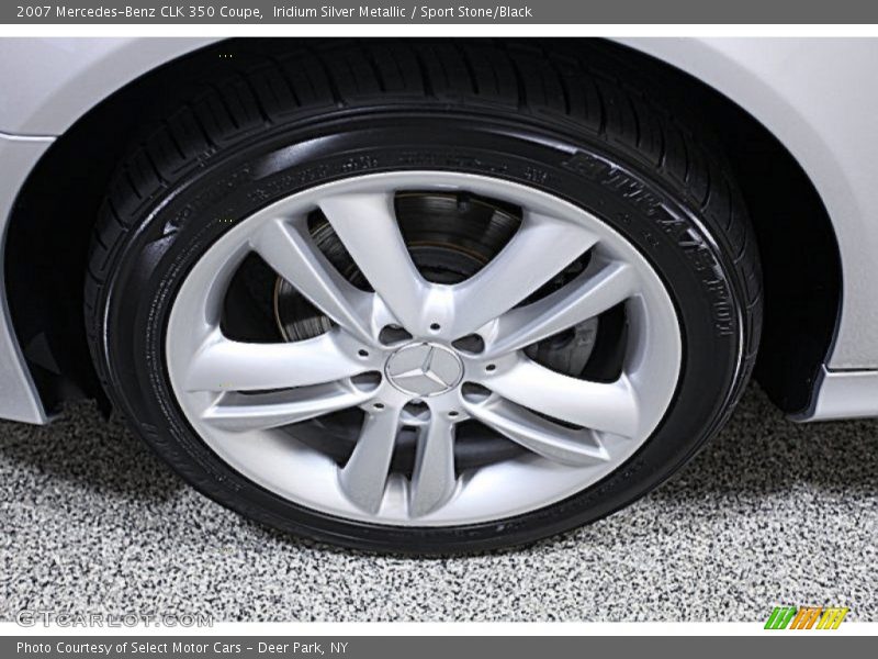 Iridium Silver Metallic / Sport Stone/Black 2007 Mercedes-Benz CLK 350 Coupe