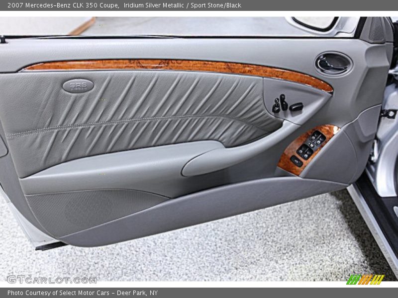 Iridium Silver Metallic / Sport Stone/Black 2007 Mercedes-Benz CLK 350 Coupe