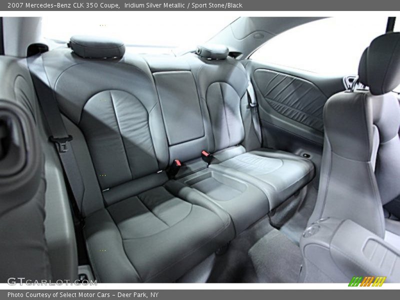 Iridium Silver Metallic / Sport Stone/Black 2007 Mercedes-Benz CLK 350 Coupe