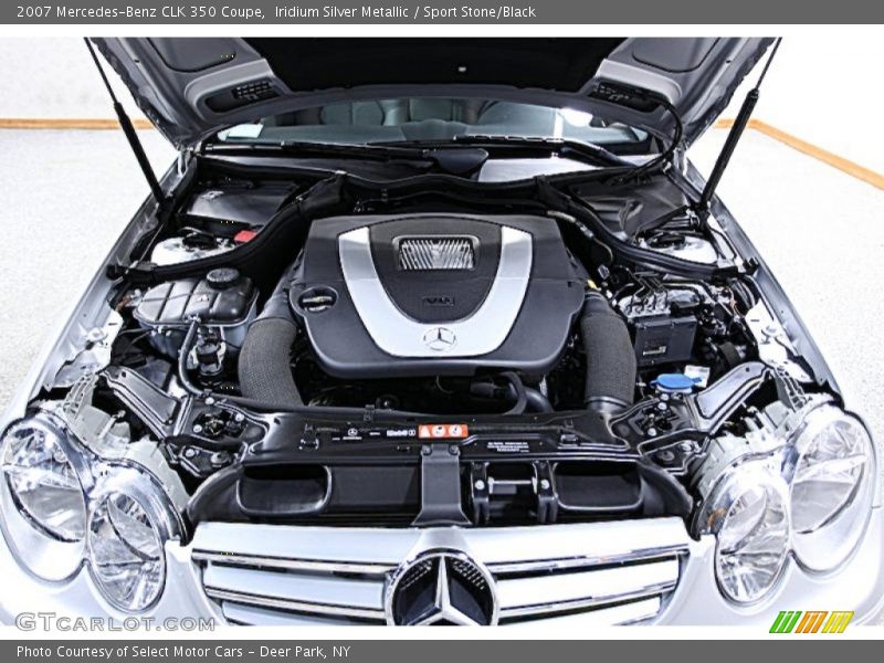 Iridium Silver Metallic / Sport Stone/Black 2007 Mercedes-Benz CLK 350 Coupe