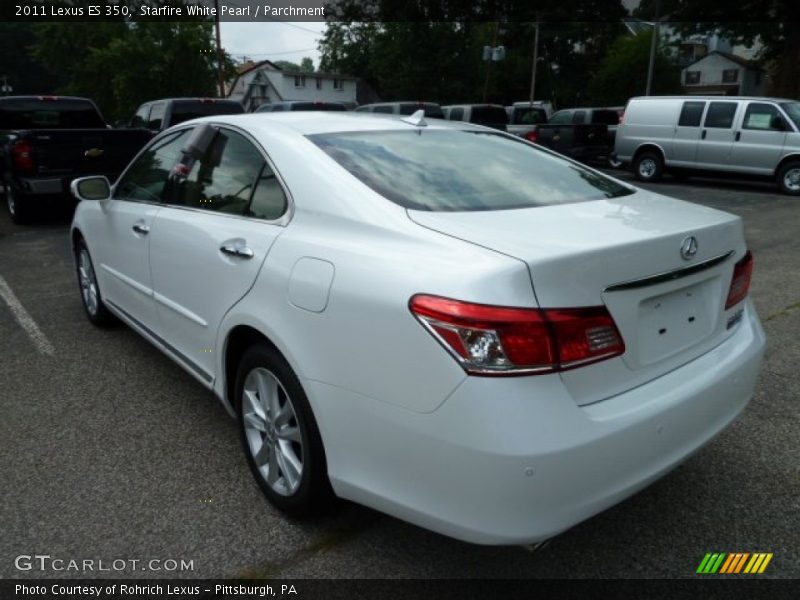 Starfire White Pearl / Parchment 2011 Lexus ES 350