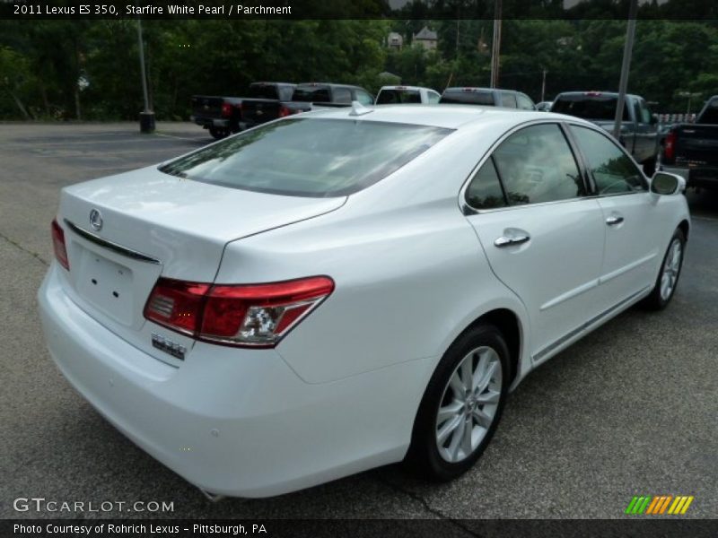 Starfire White Pearl / Parchment 2011 Lexus ES 350