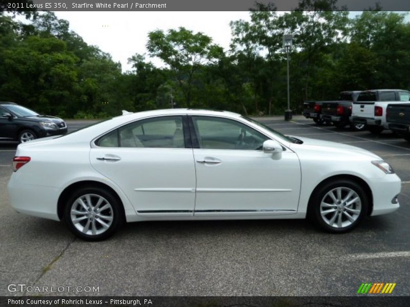 Starfire White Pearl / Parchment 2011 Lexus ES 350