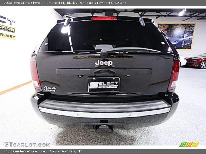 Black / Dark Slate Gray/Light Graystone 2008 Jeep Grand Cherokee Limited 4x4