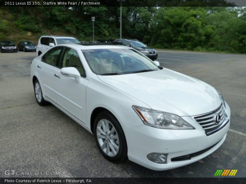Starfire White Pearl / Parchment 2011 Lexus ES 350
