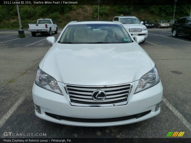Starfire White Pearl / Parchment 2011 Lexus ES 350