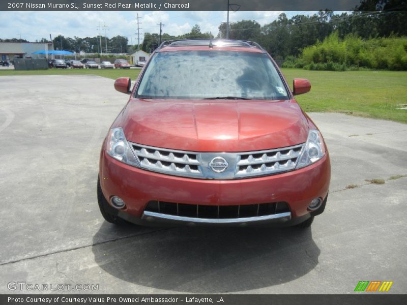 Sunset Red Pearl Metallic / Charcoal 2007 Nissan Murano SL