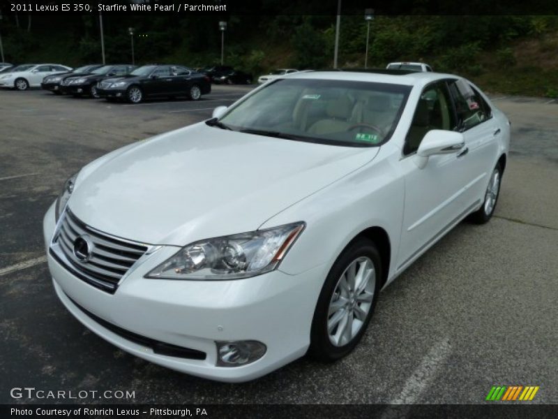Starfire White Pearl / Parchment 2011 Lexus ES 350