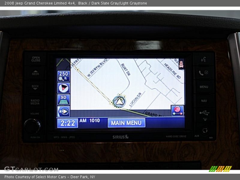 Black / Dark Slate Gray/Light Graystone 2008 Jeep Grand Cherokee Limited 4x4