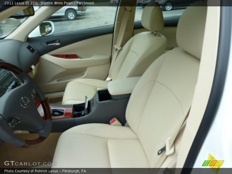 Starfire White Pearl / Parchment 2011 Lexus ES 350